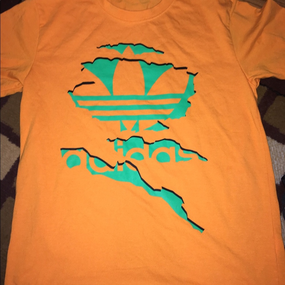 Adidas Short Sleeve Bright Colored T Shirt